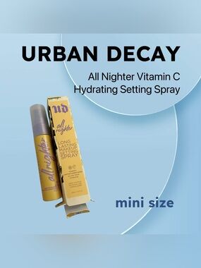 🇺🇸🆕📦NIB URBAN DECAY |MINI| Dewy All Nighter Vitamin C Hydrating Setting Spray